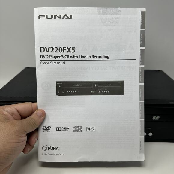 FUNAI DV220FX5 DVD VCR Combo Player Recorder Tested With Remote Manual Works - Picture 10 of 15
